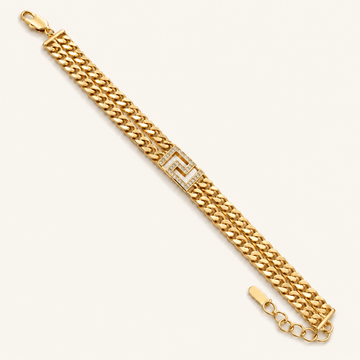 Serena Gold Mesh Bracelet