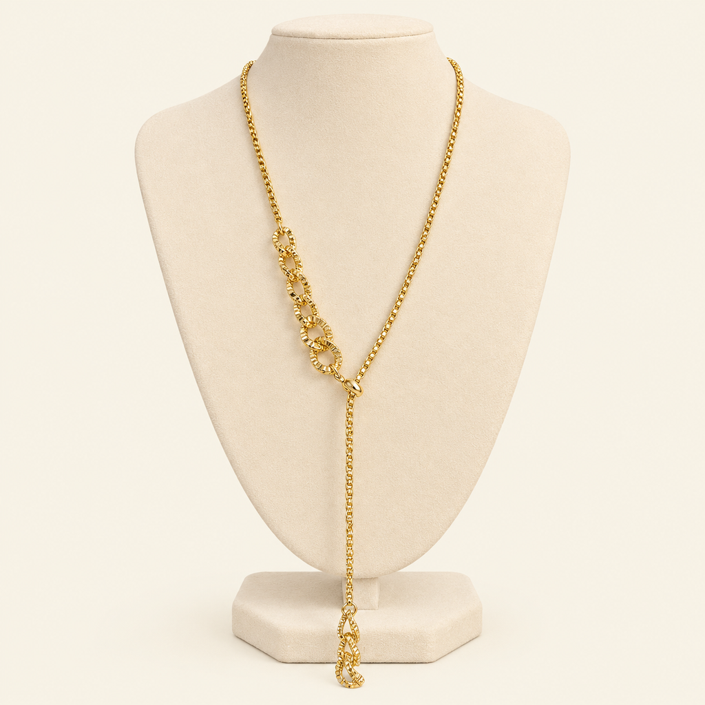 Mira Heart Cascade Necklace