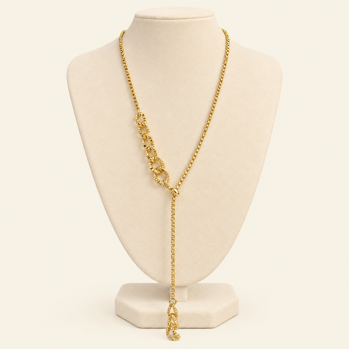 Mira Heart Cascade Necklace
