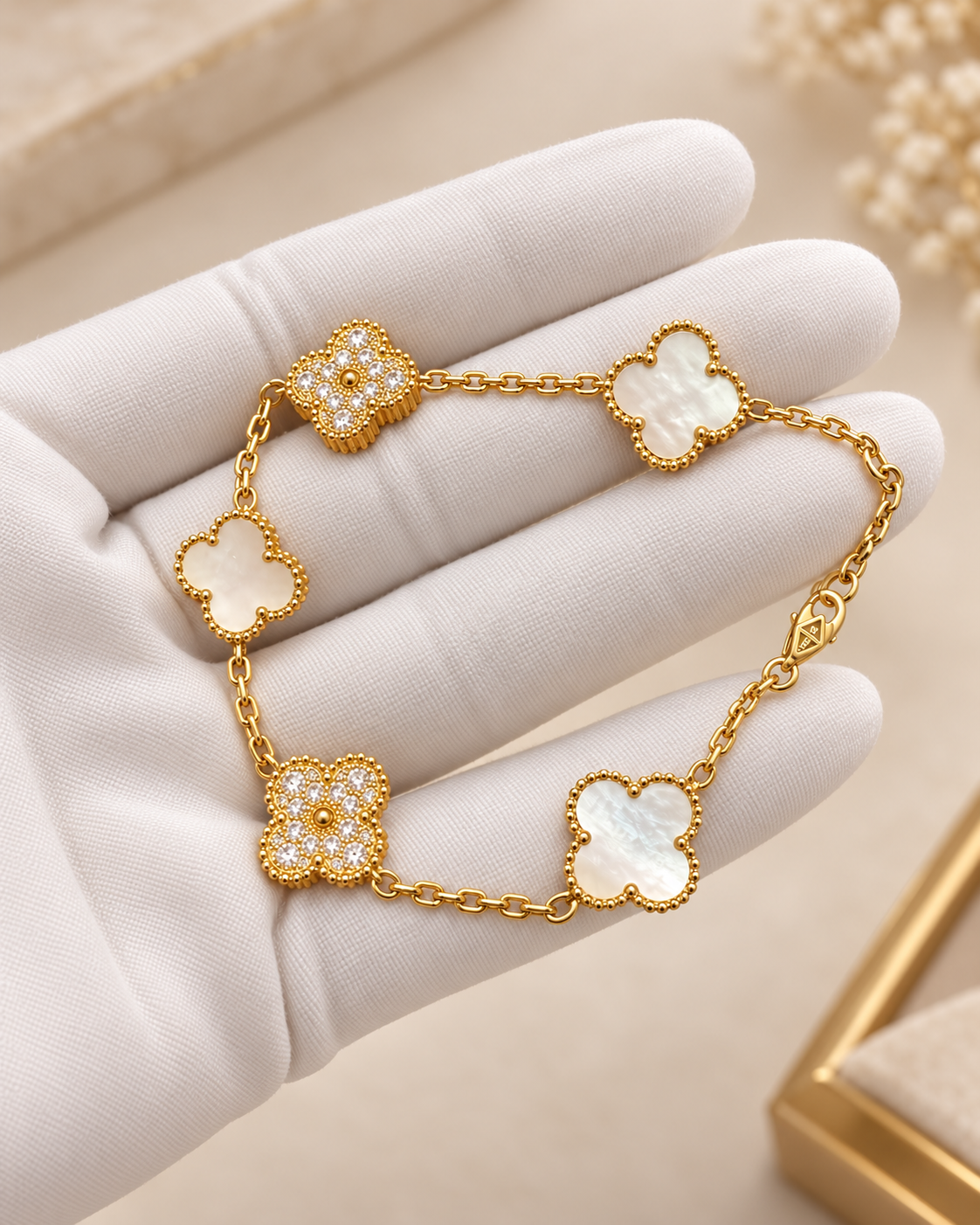Lucky Five Clover Bracelet