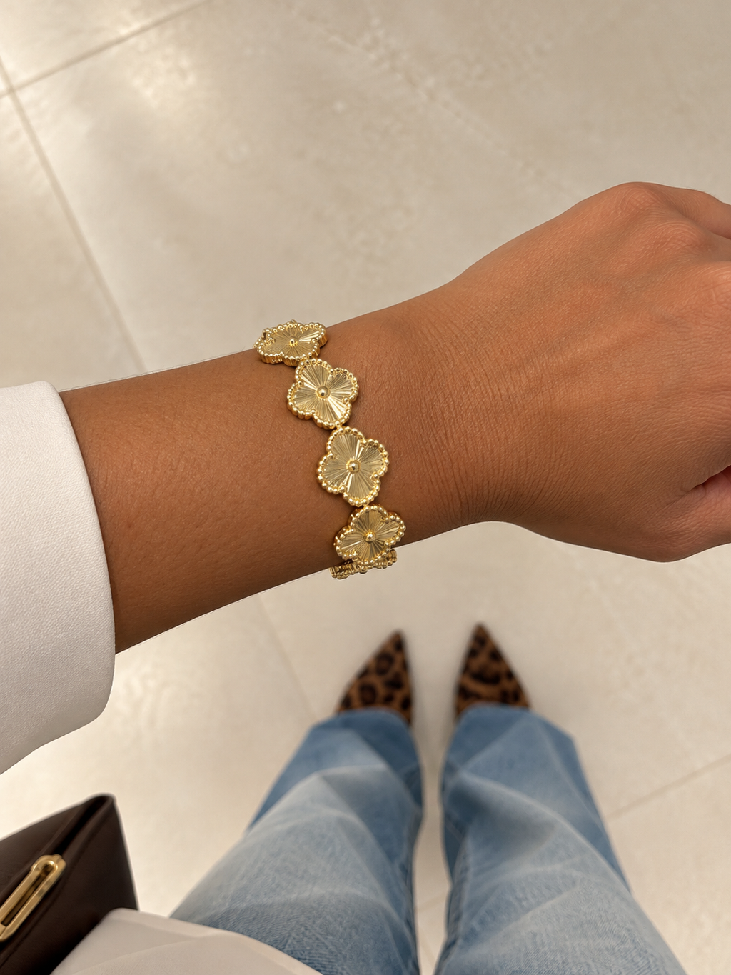 Clover Bloom Bangle