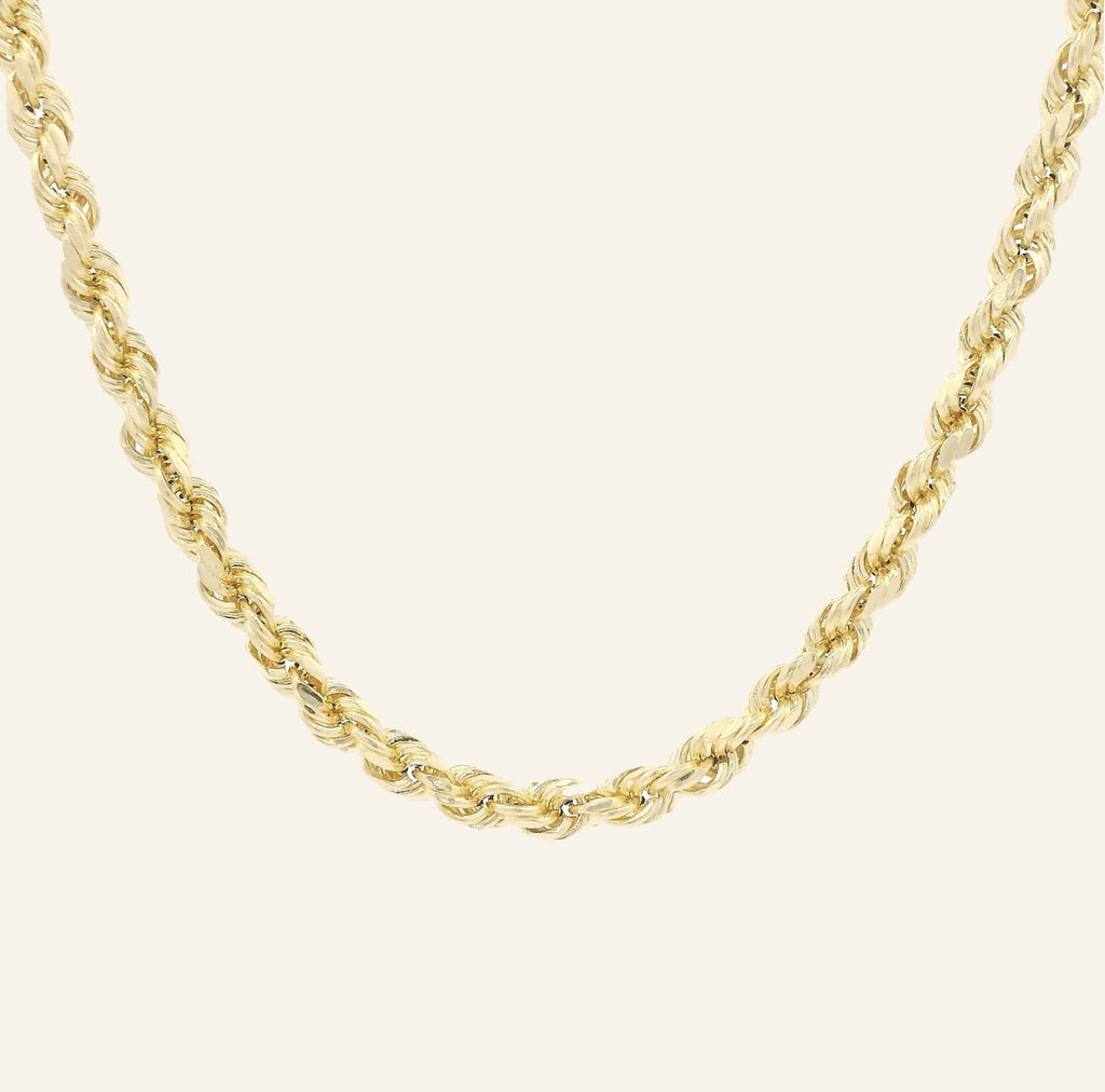 14k Gold Rope Chain (2.5MM)
