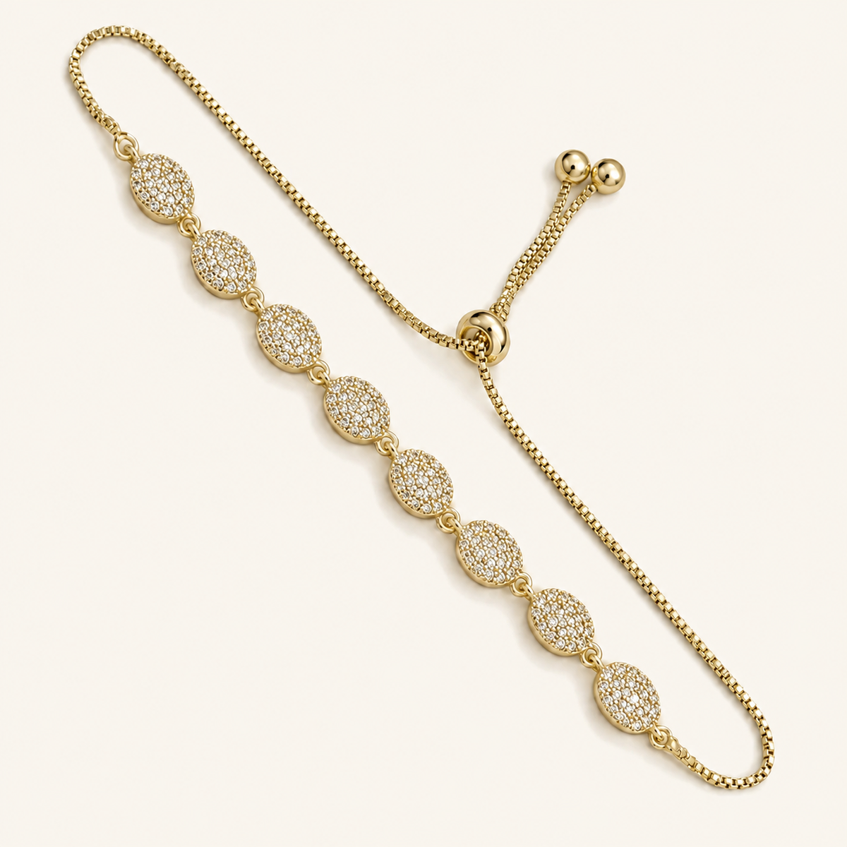 Luna Pave Station Bracelet