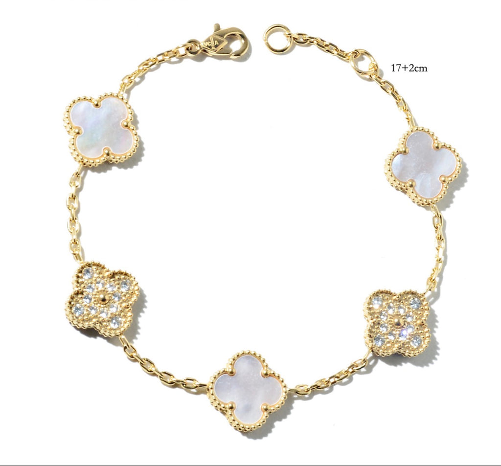 Lucky Five Clover Bracelet
