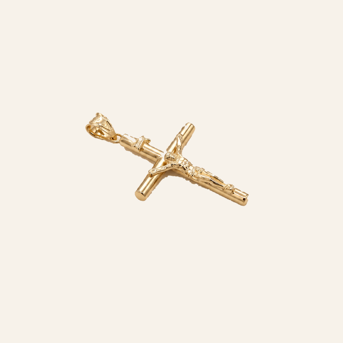 14k Cross Pendant (1.5 inches)