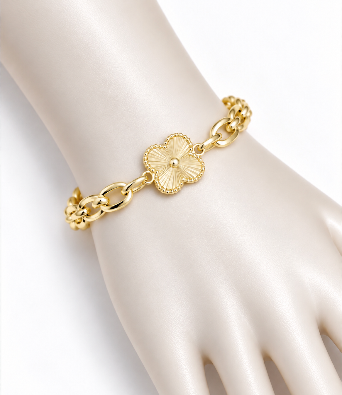 Fleur Clover Link Bracelet