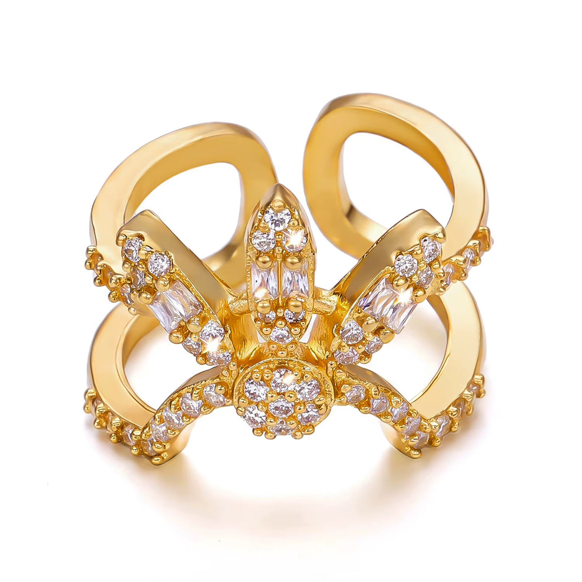 Fingertip Bloom Ring
