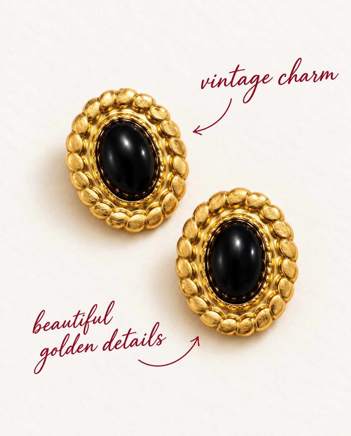 Impériale Noir Earrings