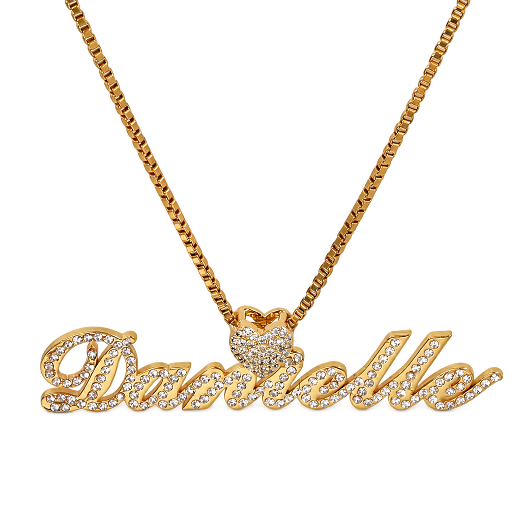 Amora Heart Personalized Name Necklace