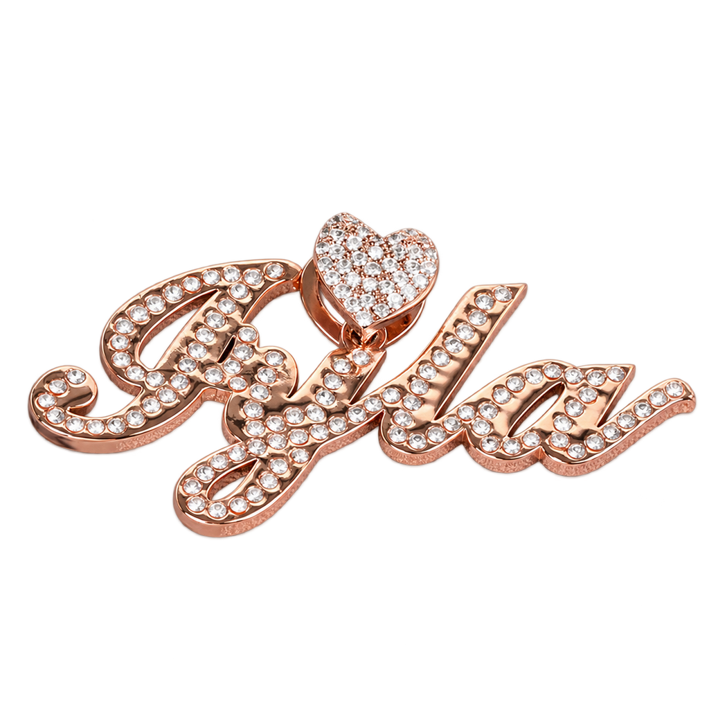 Amora Heart Personalized Name Necklace