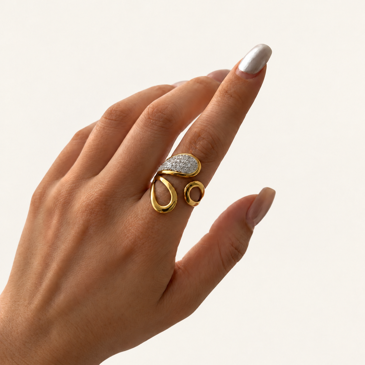 Auréa Sculptural Ring 18K