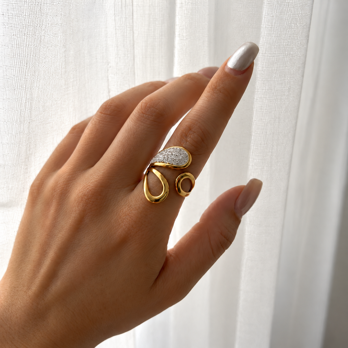 Auréa Sculptural Ring 18K