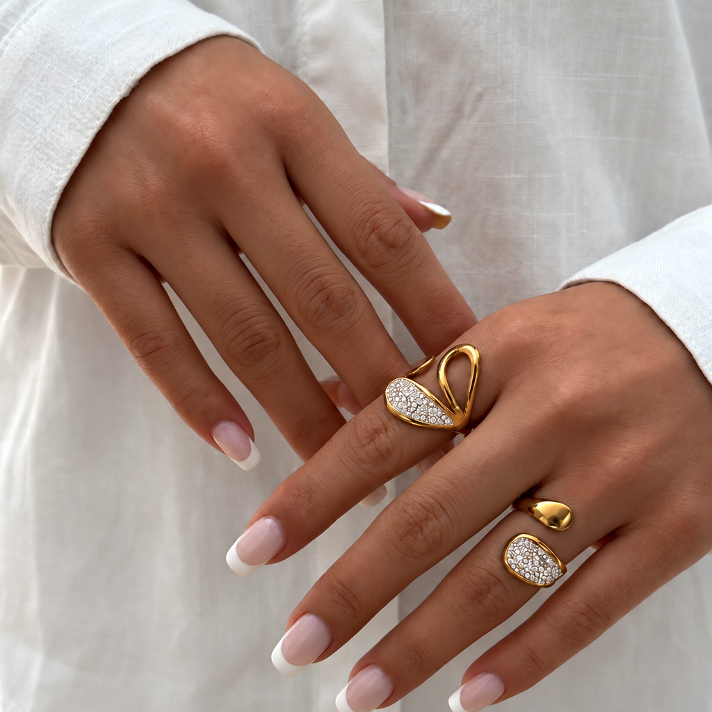 Auréa Pavé Ring 18K