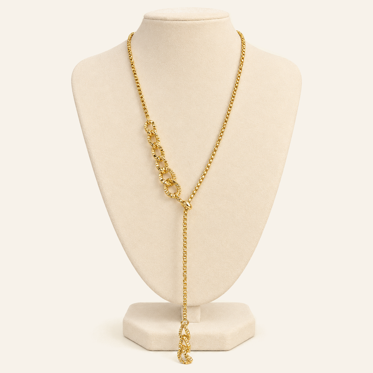 Mira Heart Cascade Necklace