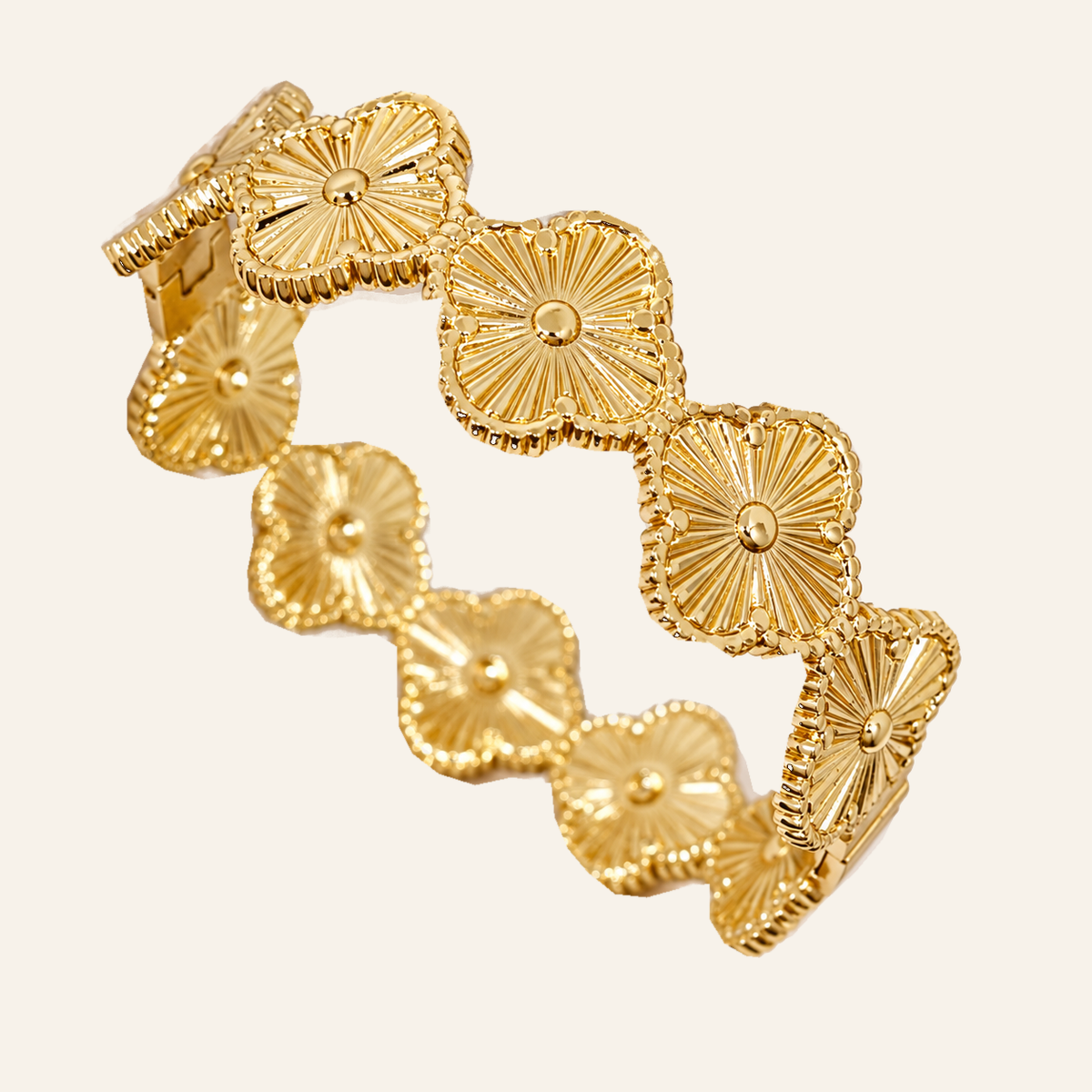 Clover Bloom Bangle
