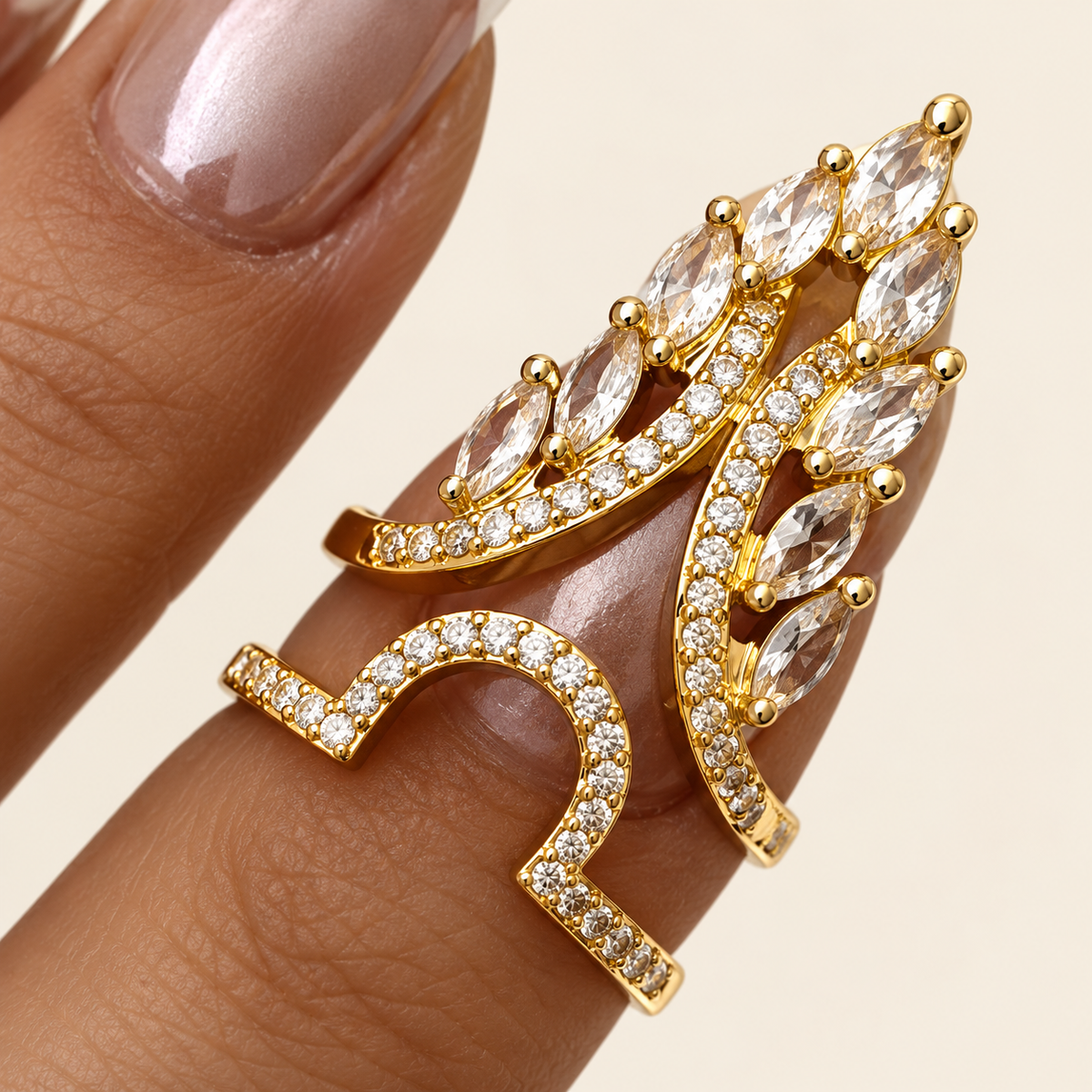 Fingertip Bloom Ring