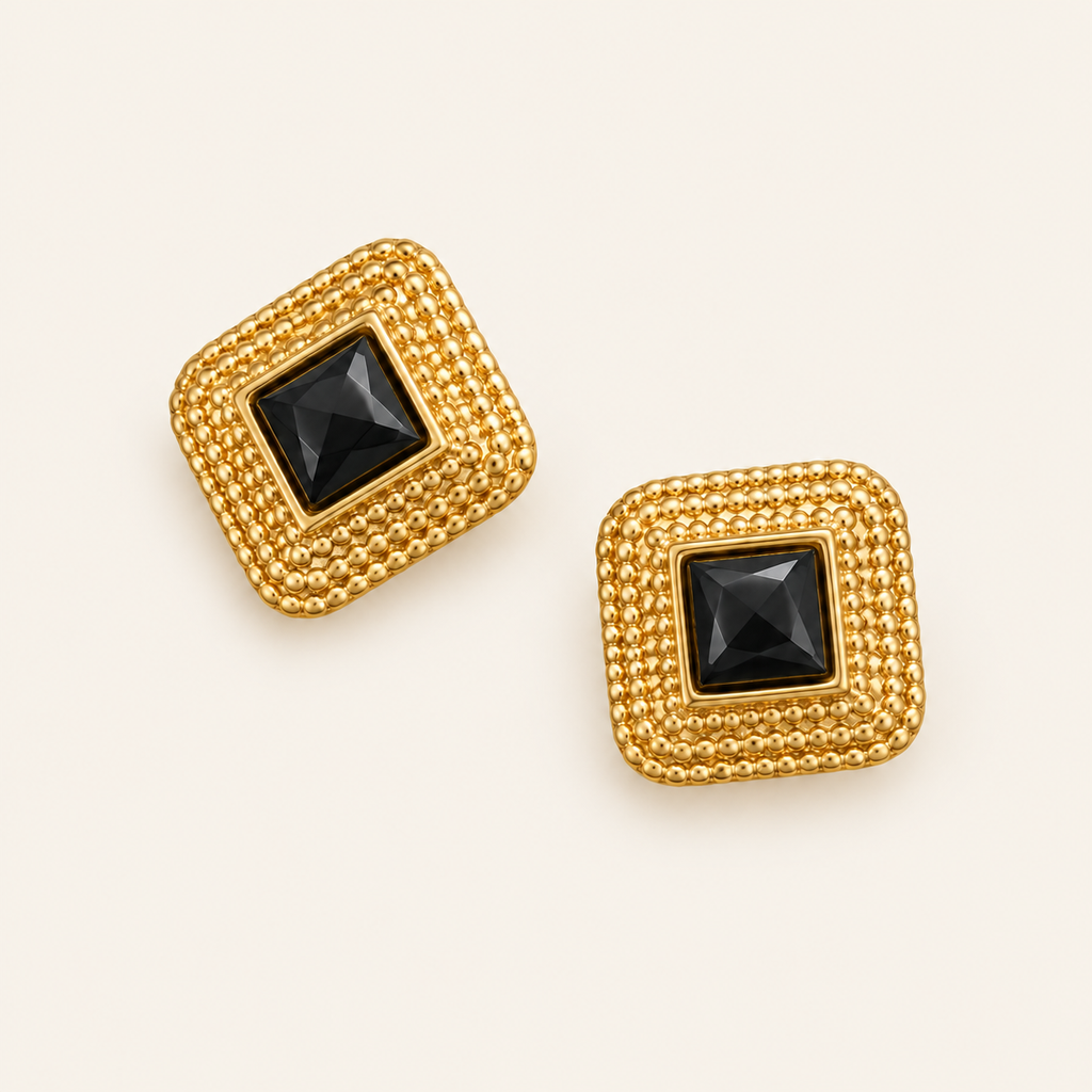 Impériale Noir Earrings