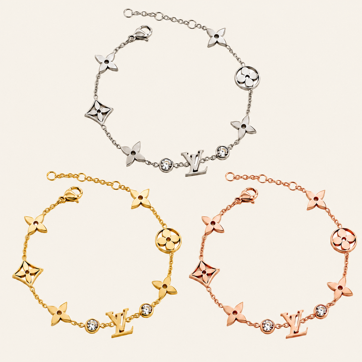 Floral LV Bracelet