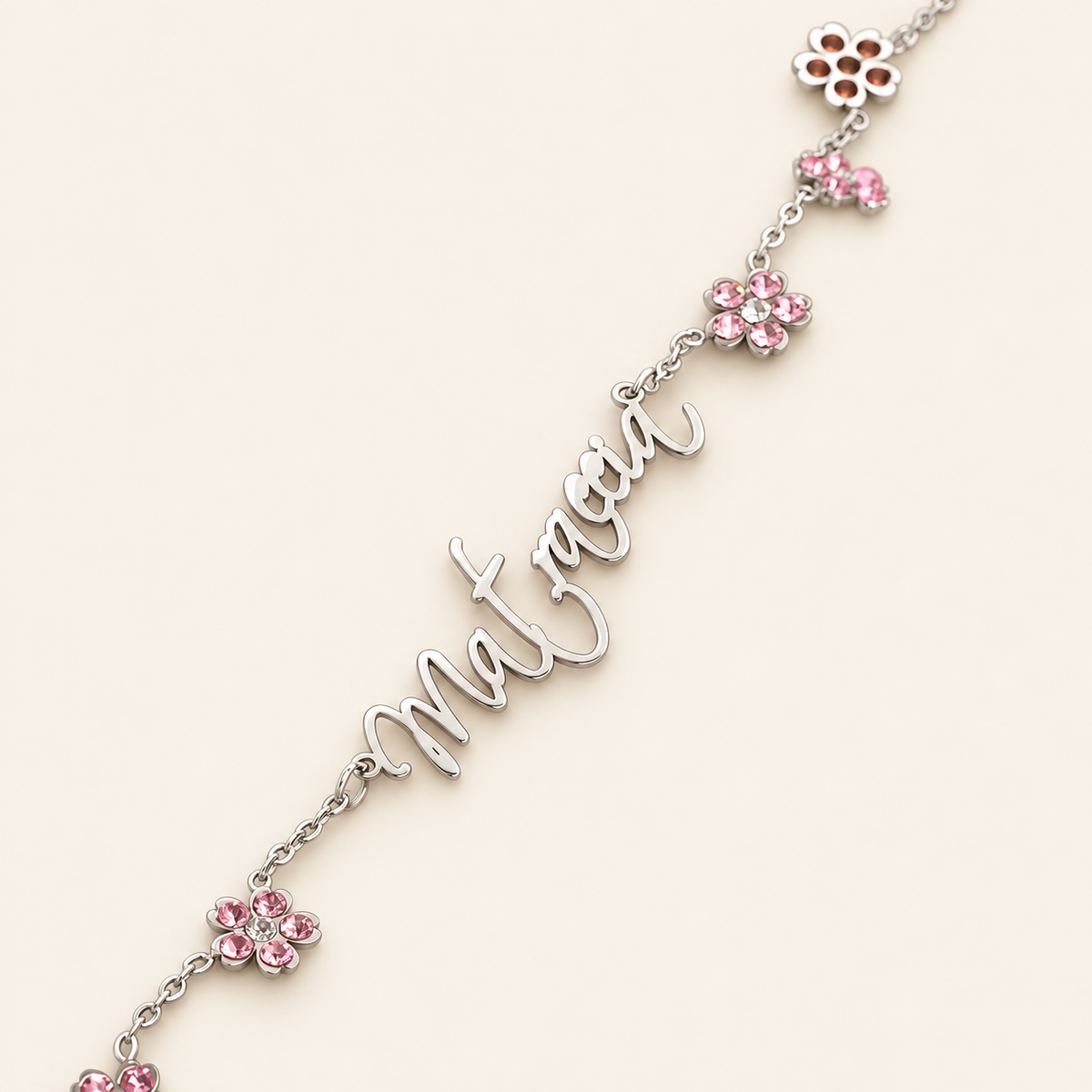 Rosalie Bloom Personalized Name Necklace