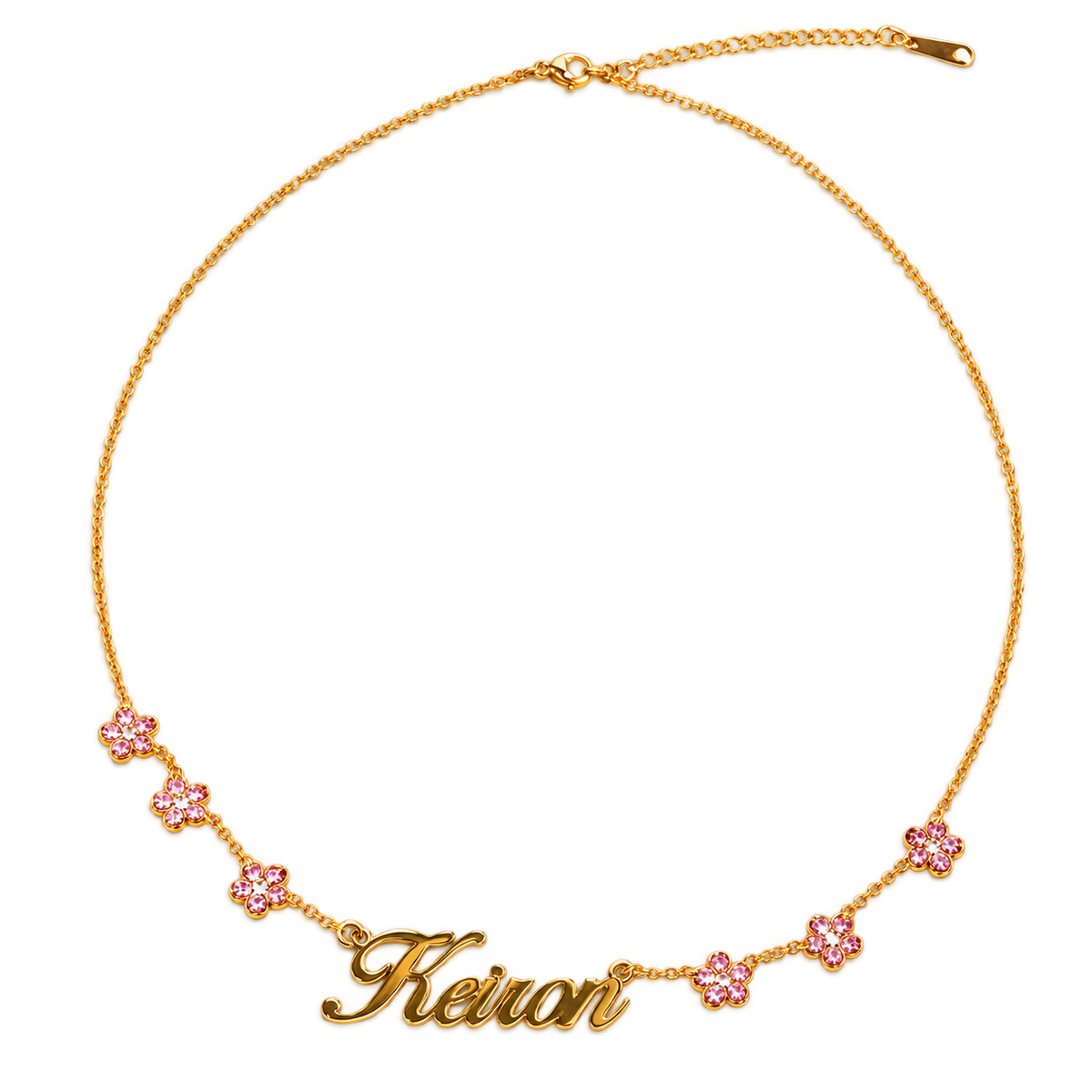 Rosalie Bloom Personalized Name Necklace