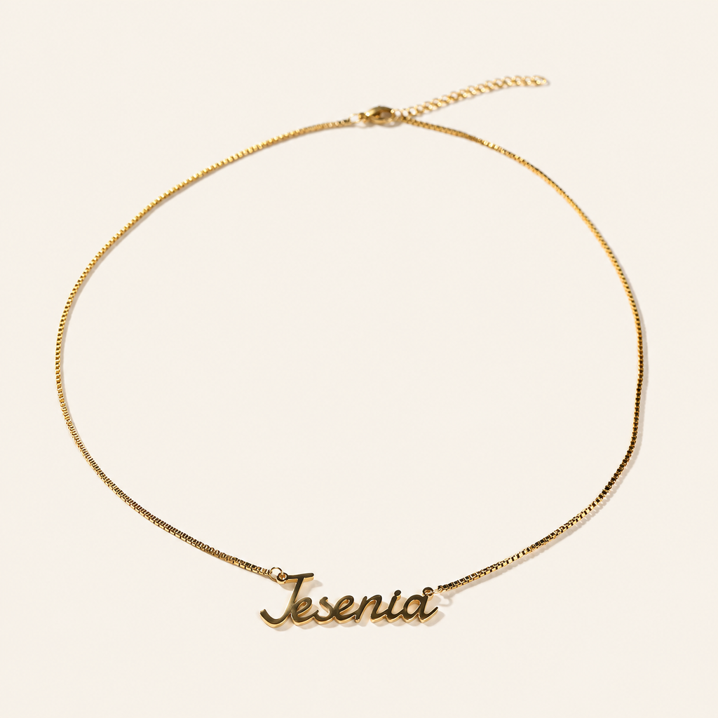Selene Script Personalized Name Necklace